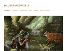 Tablet Screenshot of illustratedpixels.com